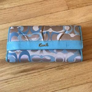 Coach Checkbook Wallet